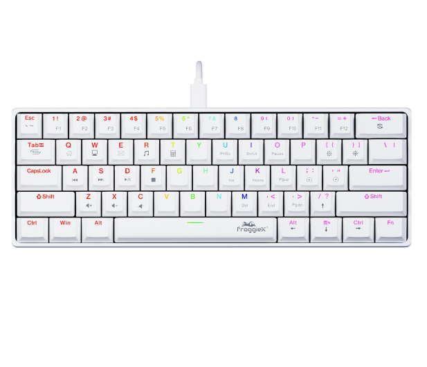 FROGGIEX Polar Strike FX-PC-K1-W RGB Biała - 1456296 - zdjęcie